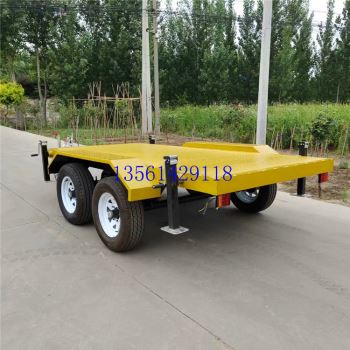 4吨中置车桥拖车